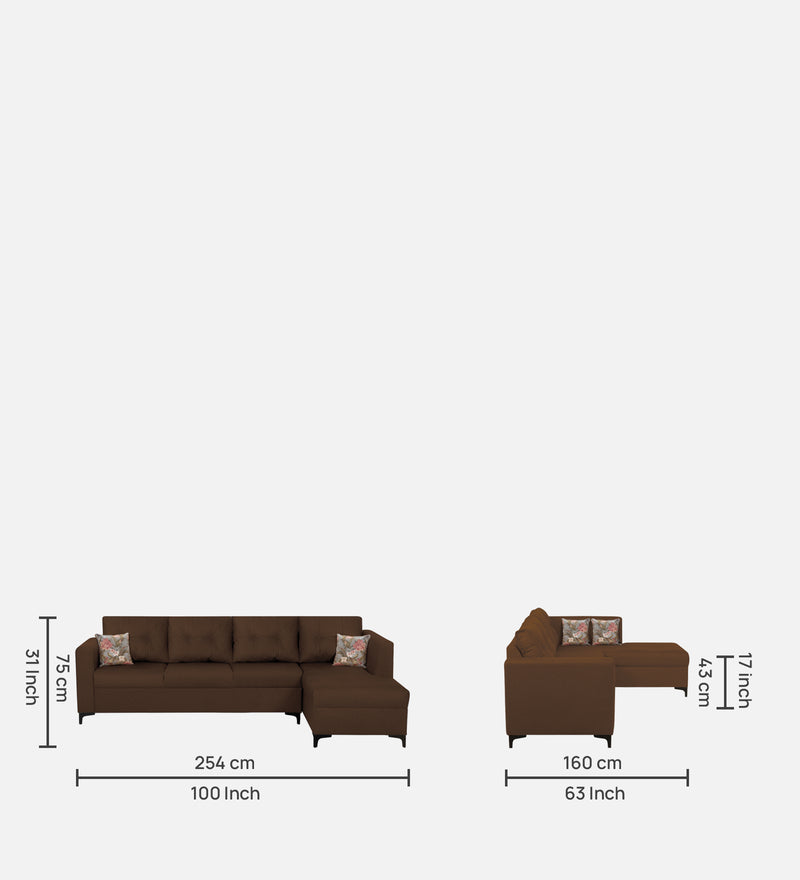 OMEGA Sectional Fabric Sofa 6 Seater