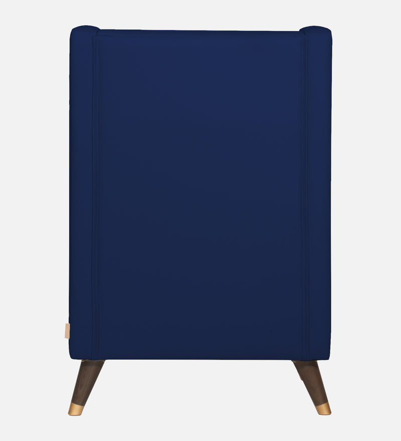 Opulence Velvet Wing Chair With Ottoman