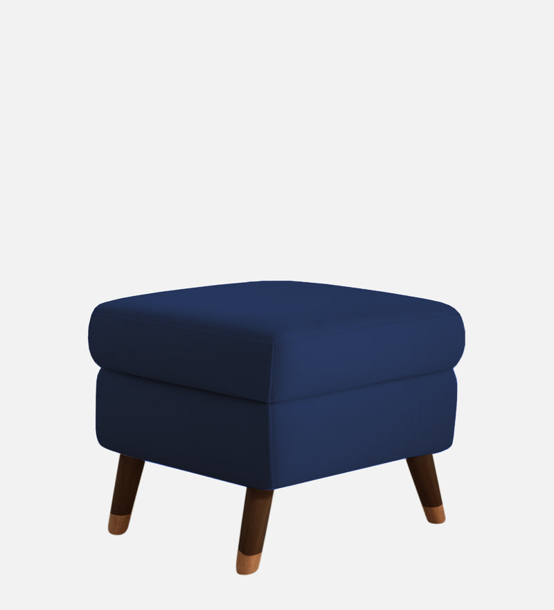 Opulence Velvet Wing Chair With Ottoman