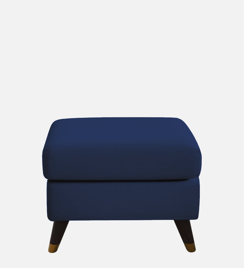 Opulence Velvet Wing Chair With Ottoman