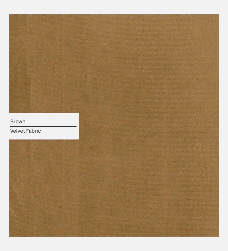 Opulence Velvet Wing Chair With Ottoman