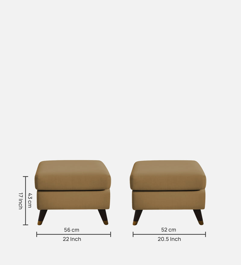 Opulence Velvet Wing Chair With Ottoman