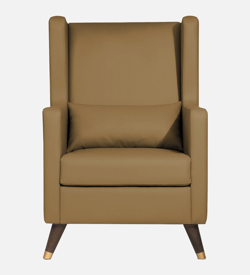 Opulence Velvet Wing Chair With Ottoman