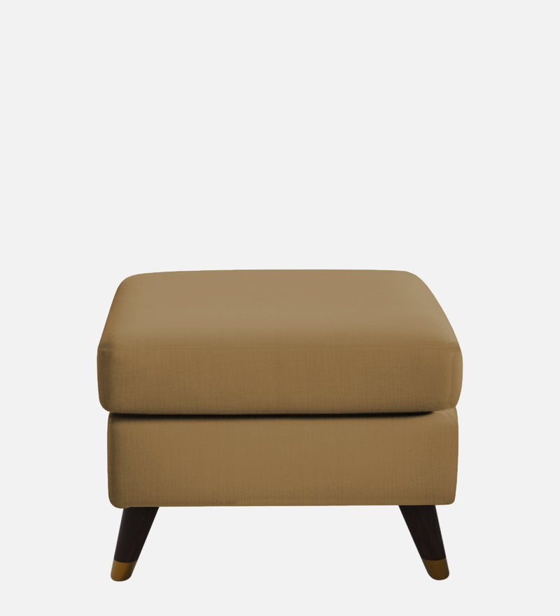 Opulence Velvet Wing Chair With Ottoman