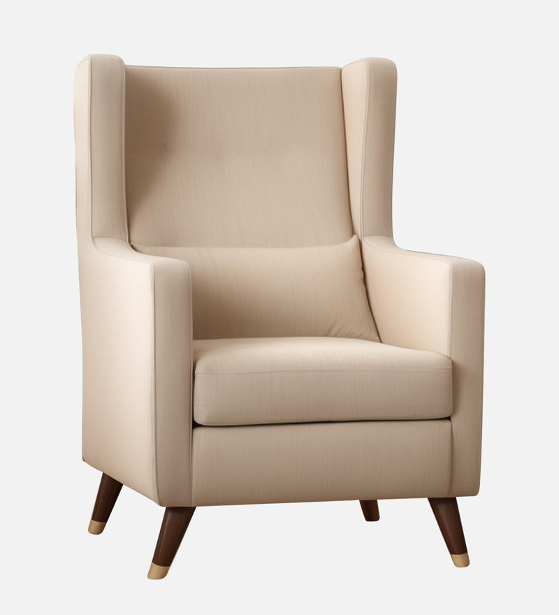 Opulence Velvet Wing Chair With Ottoman