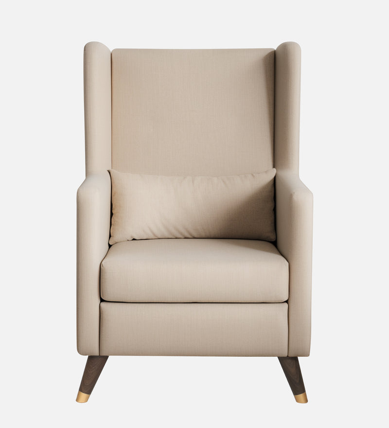 Opulence Velvet Wing Chair With Ottoman