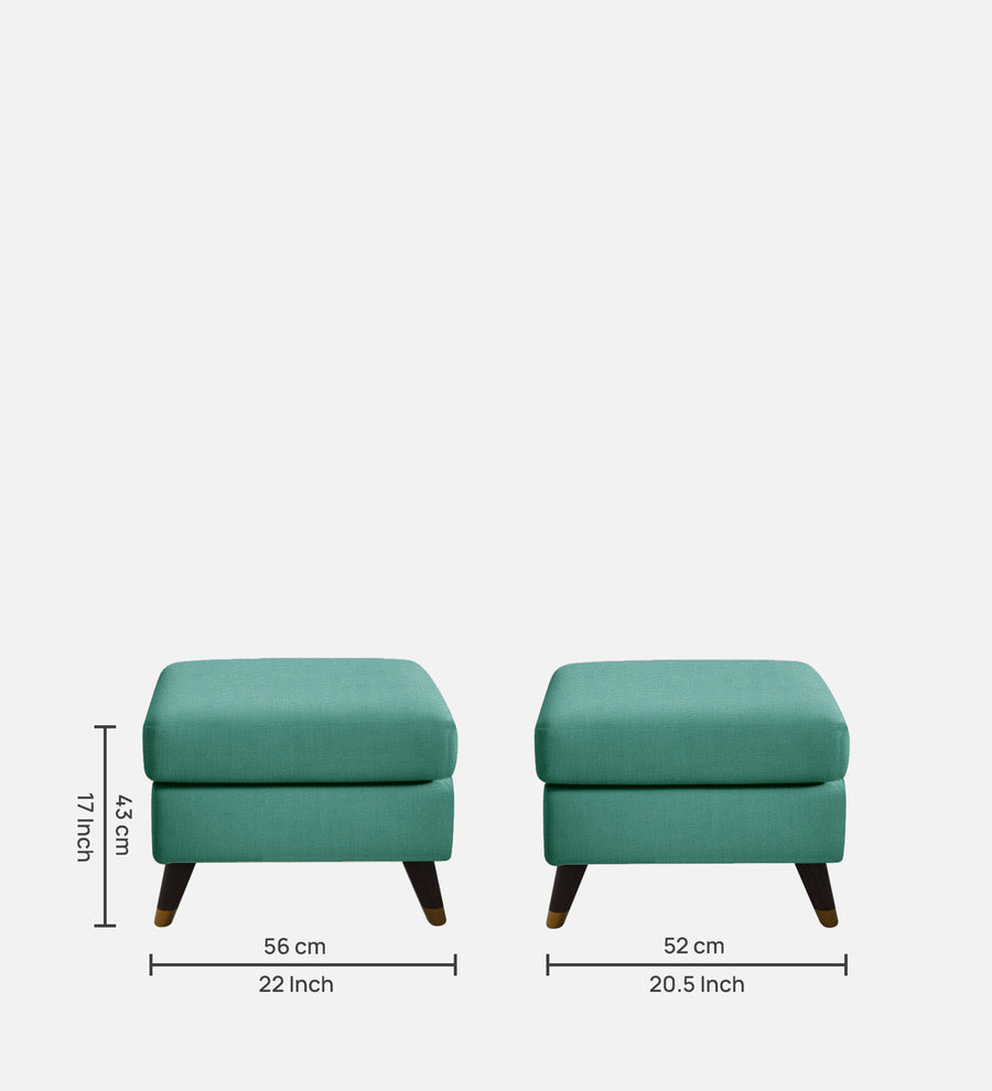 Opulence Fabric Wing Chair With Ottoman