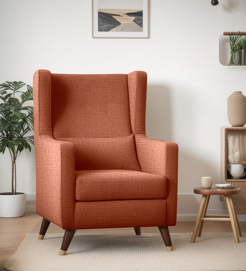 Opulence Fabric Wing Chair