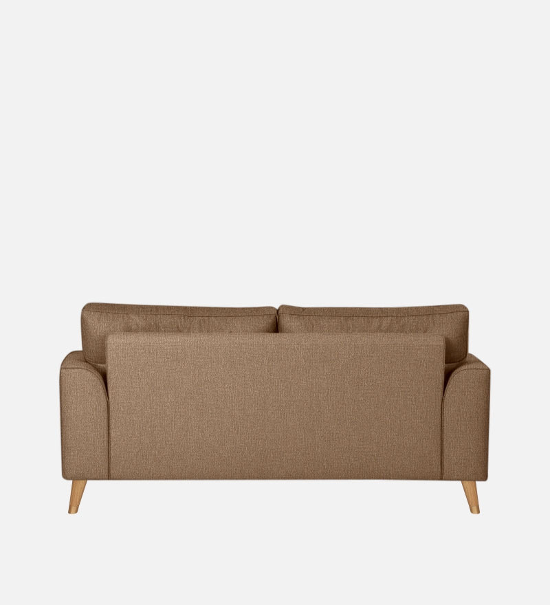 Pedro Nxt Fabric 3 Seater Sofa In Burlap Brown Colour