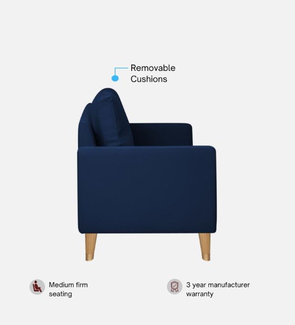 Pedro Nxt Velvet 2 Seater Sofa In Celestial Blue Colour