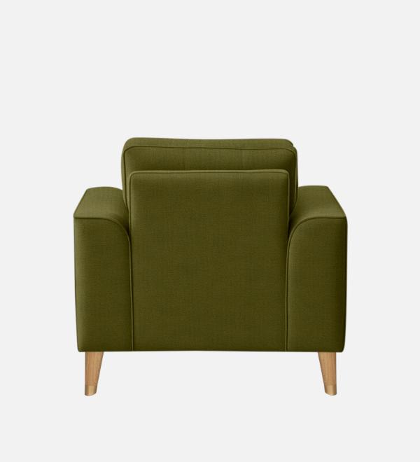 Pedro Nxt Fabric 1 Seater Sofa In Moss Green Colour