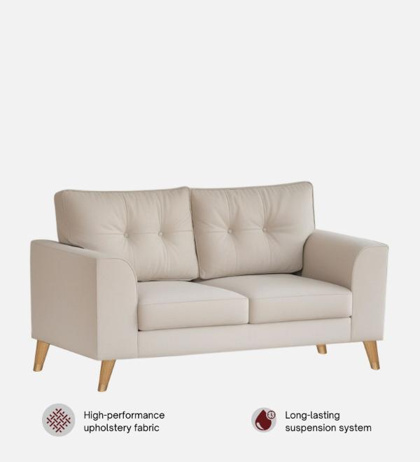 Pedro Nxt Velvet 2 Seater Sofa In Camel Beige Colour