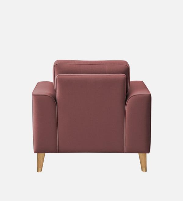 Pedro Nxt Velvet 1 Seater Sofa In Berry Wine Colour