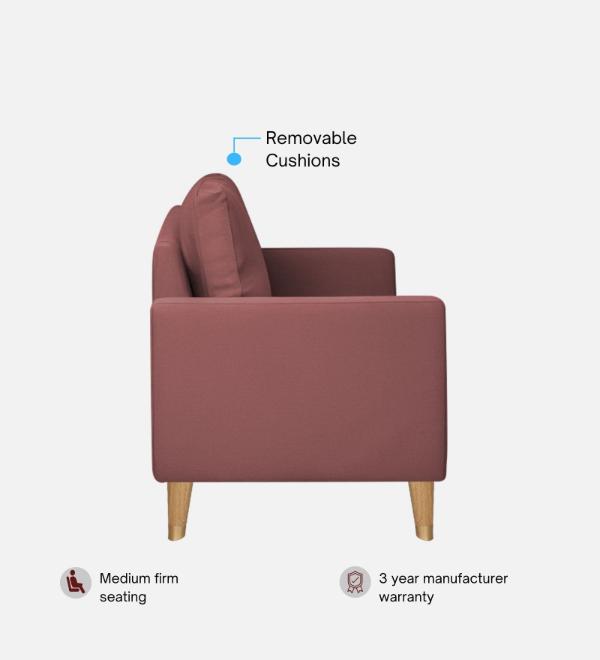 Pedro Nxt Velvet 2 Seater Sofa In Berry Wine Colour