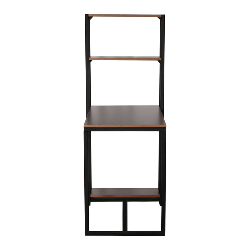 Perth  Study Table In Spiced Accia & Black Colour