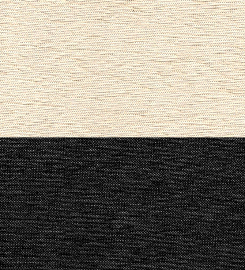 Phantom Fabric RHS 6 Seater Sectional Sofa In Mystic black & Creamy Cashmere Color