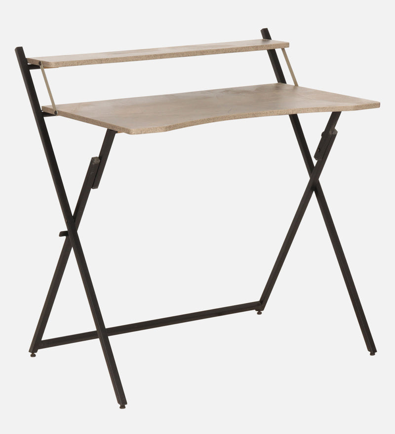 Piano Study Table In Brown caspio & Black Colour