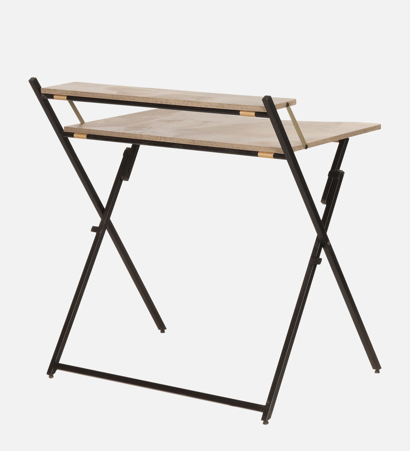 Piano Study Table In Brown caspio & Black Colour