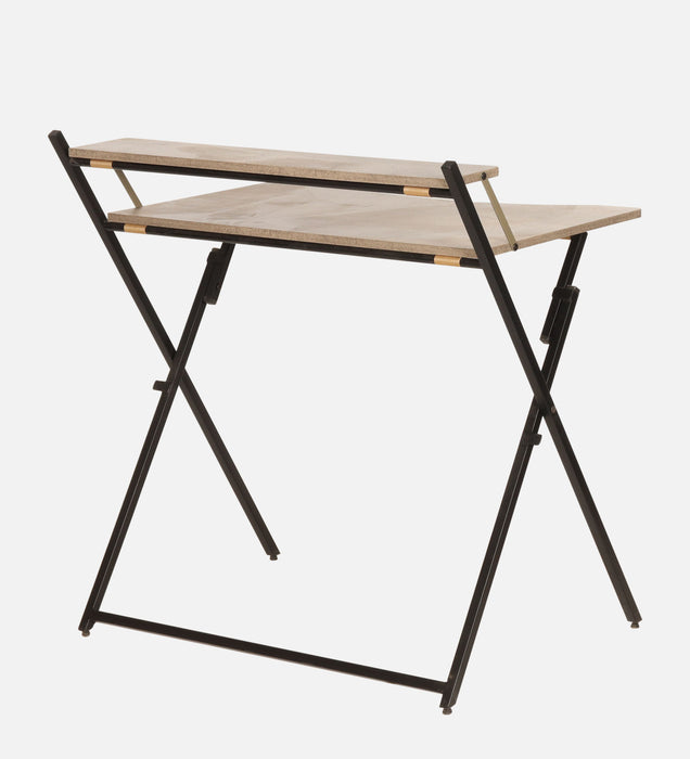 Piano Study Table In Brown caspio & Black Colour