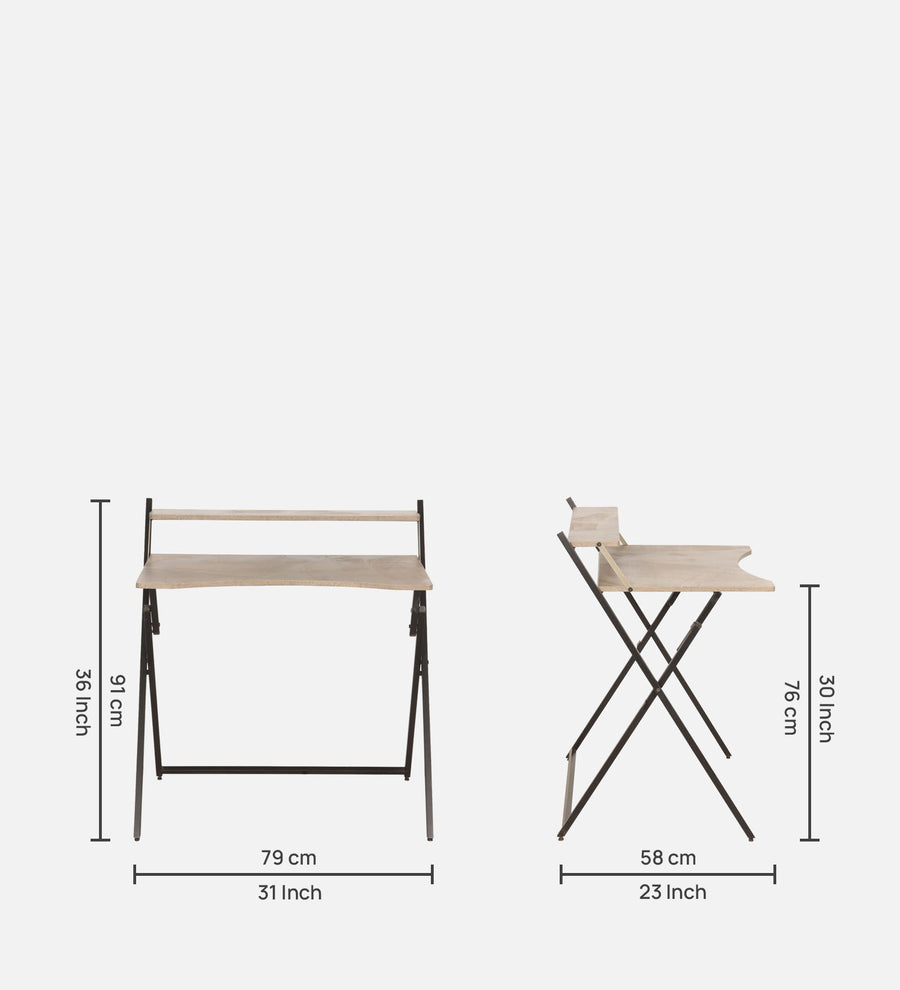Piano Study Table In Brown caspio & Black Colour