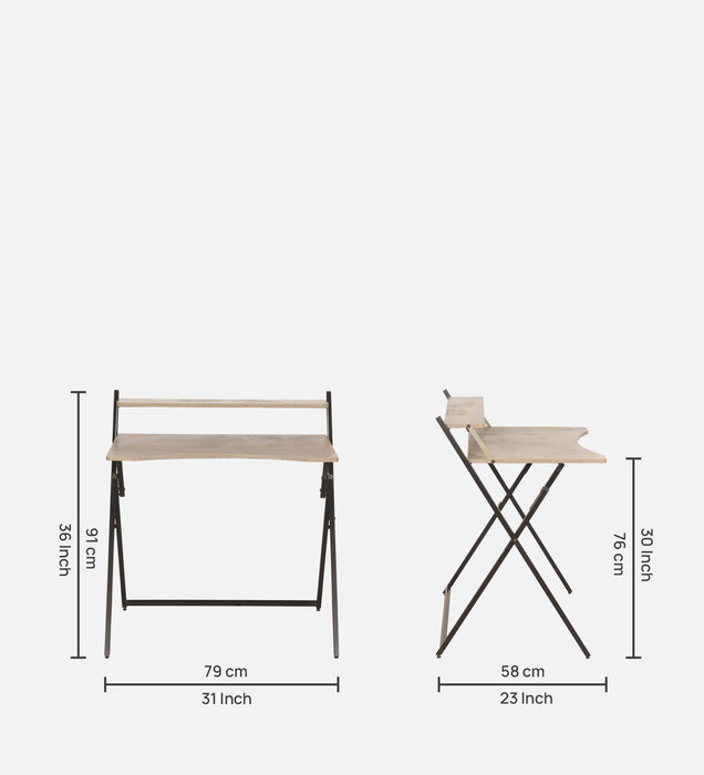 Piano Study Table In Brown caspio & Black Colour