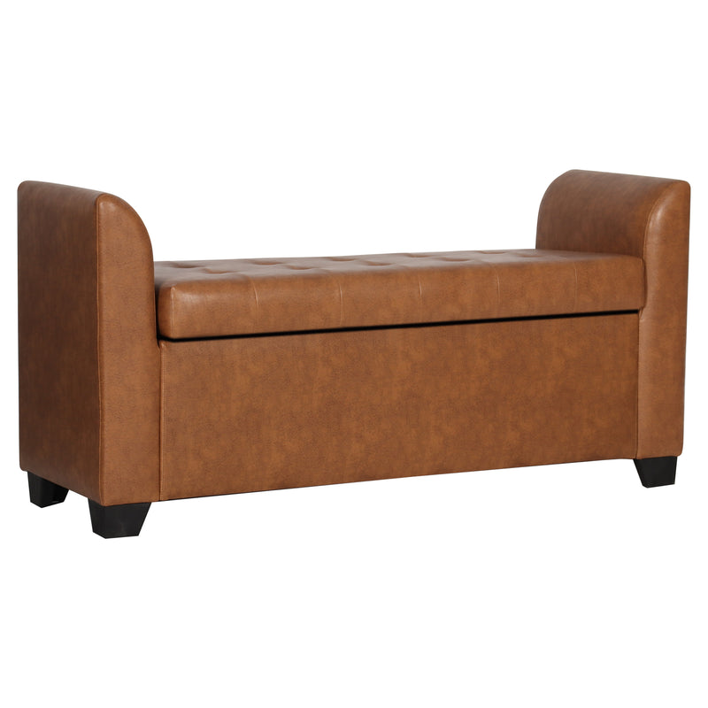 Polo Storage Bench in fabric / Leatherette finish