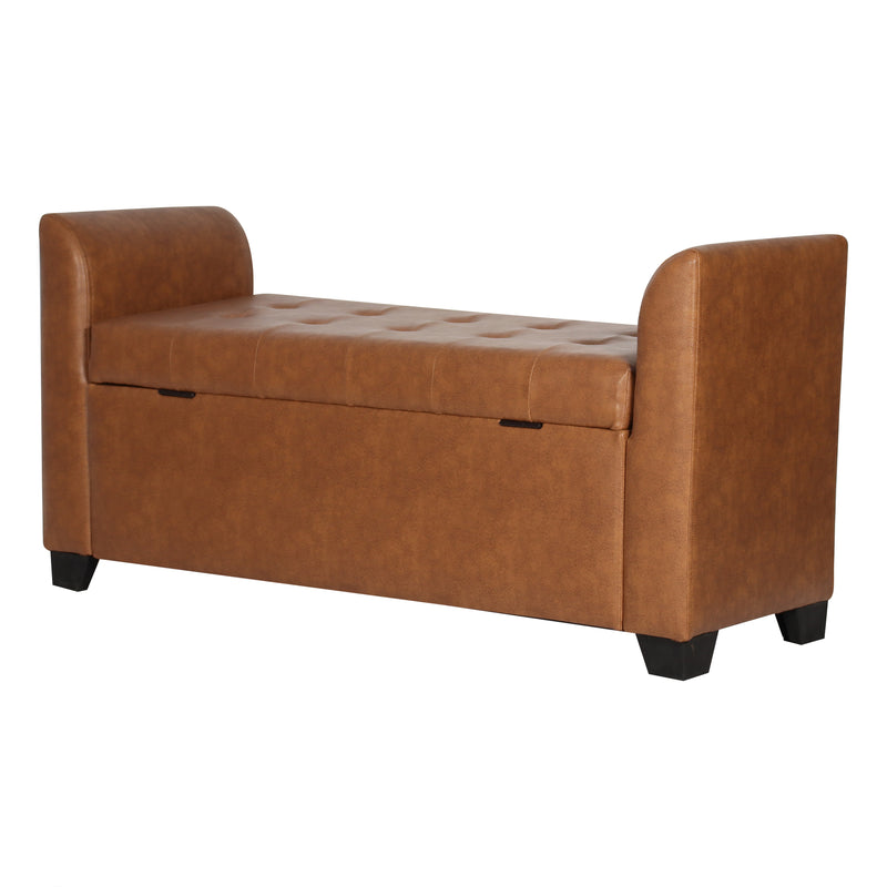 Polo Storage Bench in fabric / Leatherette finish