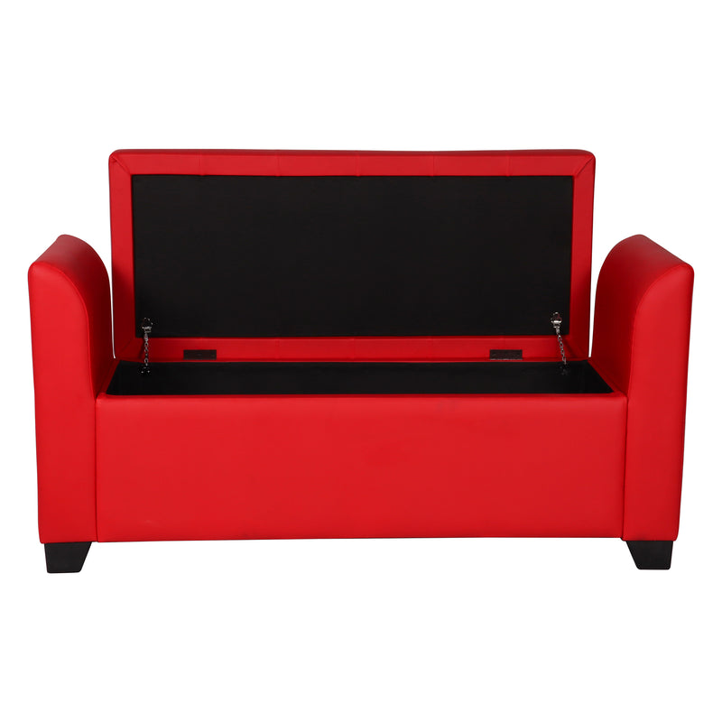 Polo Storage Bench in fabric / Leatherette finish