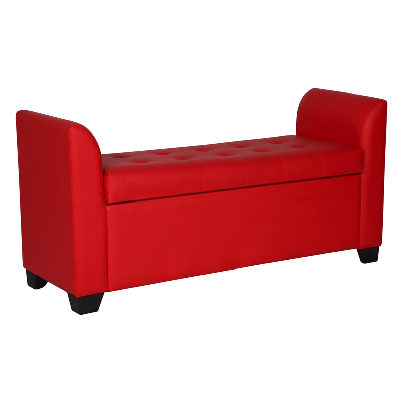 Polo Storage Bench in fabric / Leatherette finish