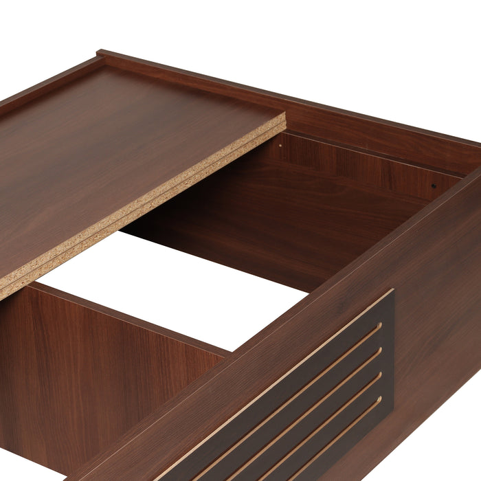 Primus Engineered Wood Daybed Without Storage - Walnut finish