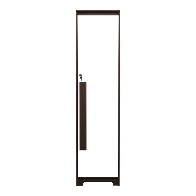 Regal Grand 1 Door Wardrobe Drawer & With/without Mirror In Walnut Marble Finish