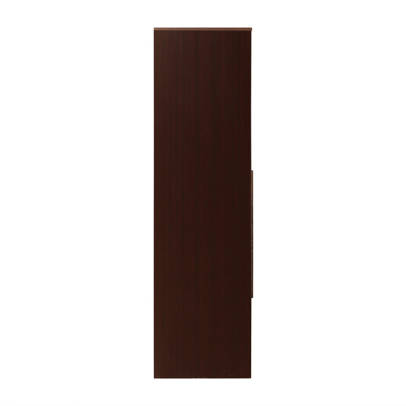 Regal Grand 1 Door Wardrobe Drawer & With/without Mirror In Walnut Marble Finish