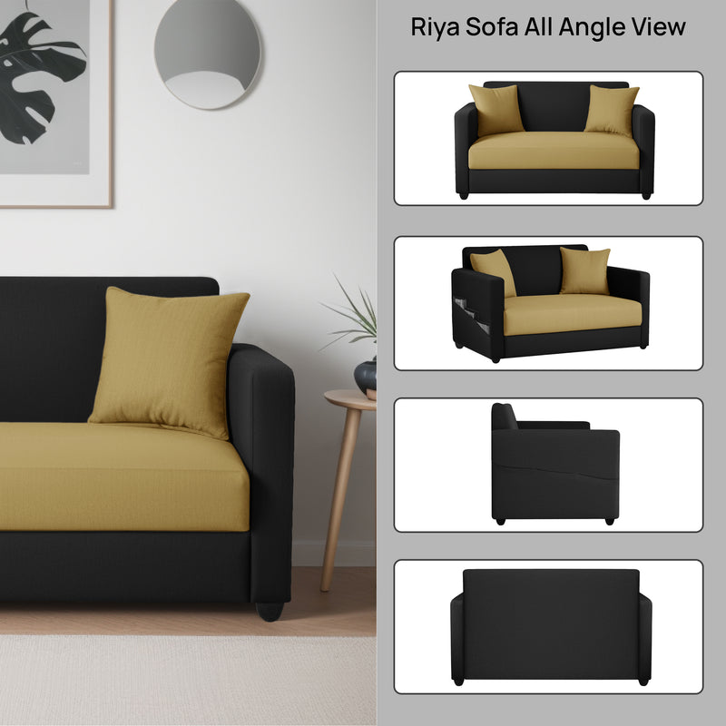 Riya 2 Seater Fabric sofa
