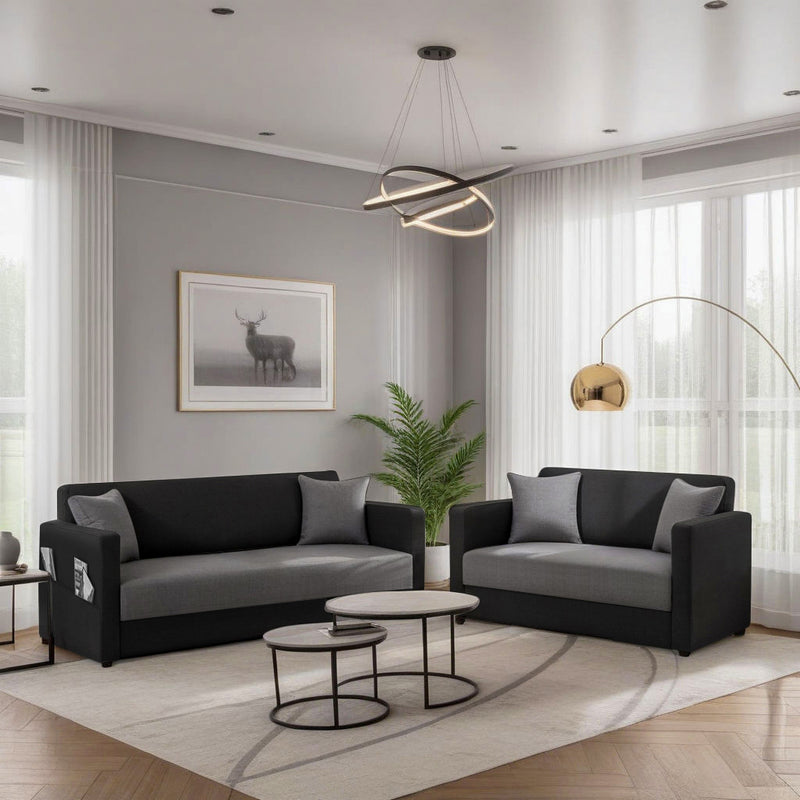 Riya Luxury Fabric Sofa Set 3+1+1 Seater & 3+2 Seater