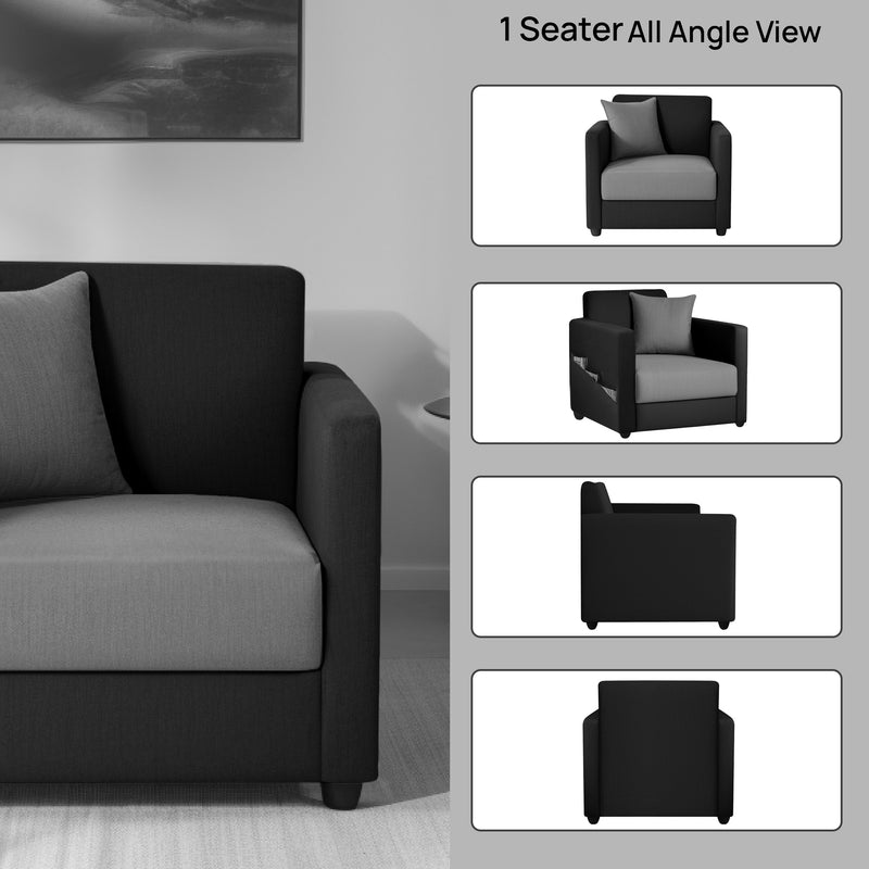 Riya Luxury Fabric Sofa Set 3+1+1 Seater & 3+2 Seater