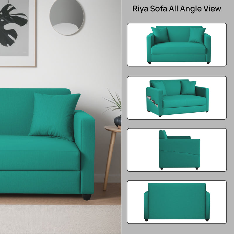 Riya 2 Seater Fabric sofa