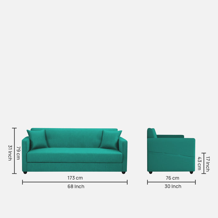 Riya Fabric 3 Seater Sofa