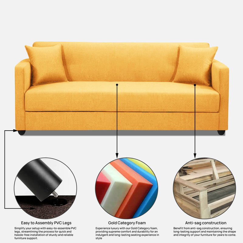 Riya Luxury Fabric Sofa Set 3+1+1 Seater & 3+2 Seater