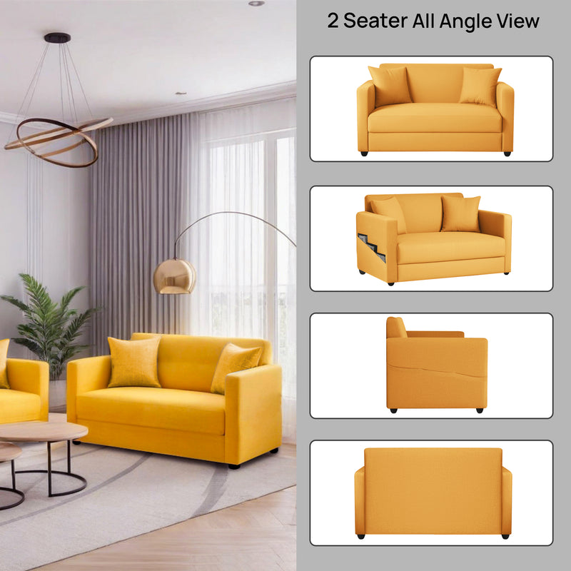 Riya Luxury Fabric Sofa Set 3+1+1 Seater & 3+2 Seater