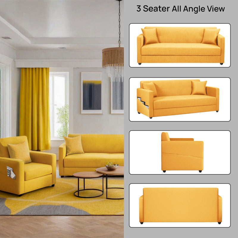 Riya Luxury Fabric Sofa Set 3+1+1 Seater & 3+2 Seater