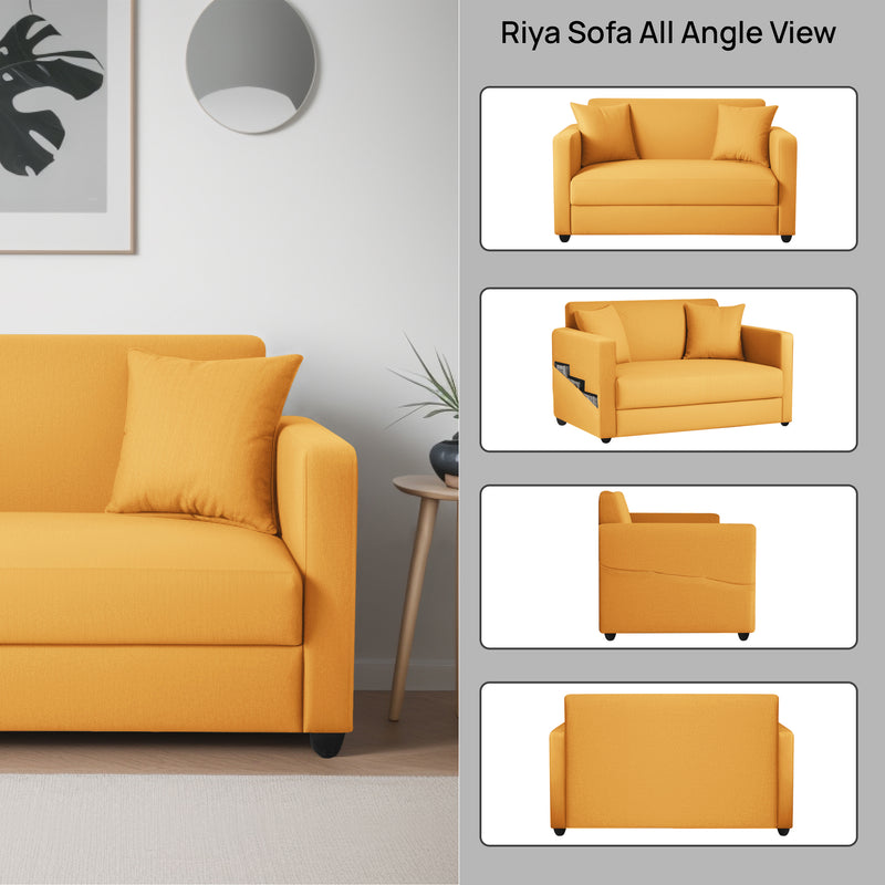 Riya 2 Seater Fabric sofa