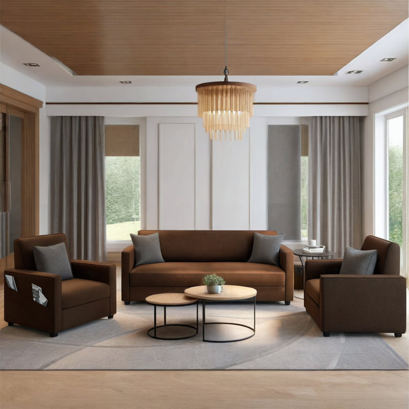 Riya Luxury Fabric Sofa Set 3+1+1 Seater & 3+2 Seater