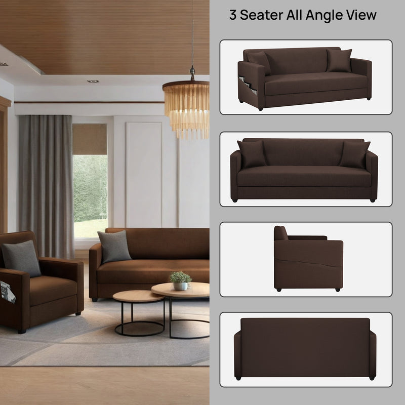 Riya Luxury Fabric Sofa Set 3+1+1 Seater & 3+2 Seater