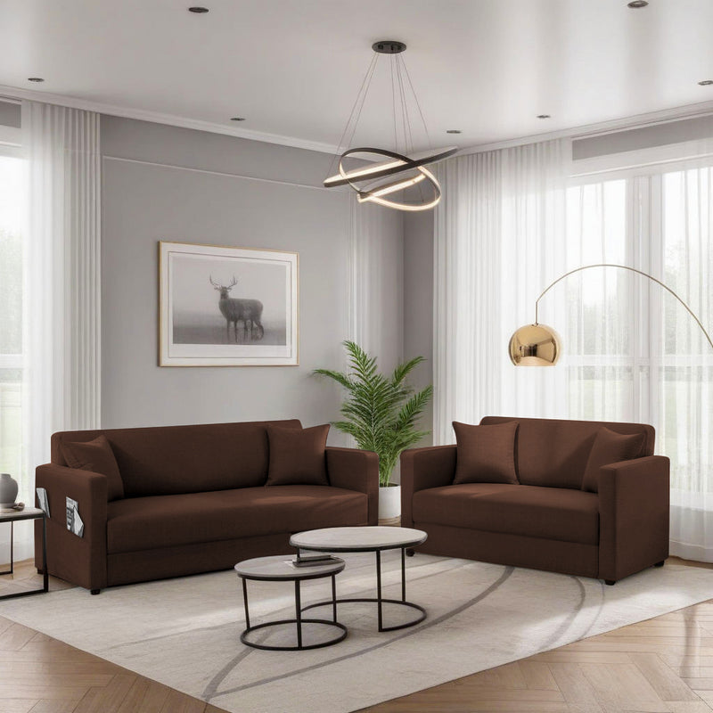 Riya Luxury Fabric Sofa Set 3+1+1 Seater & 3+2 Seater