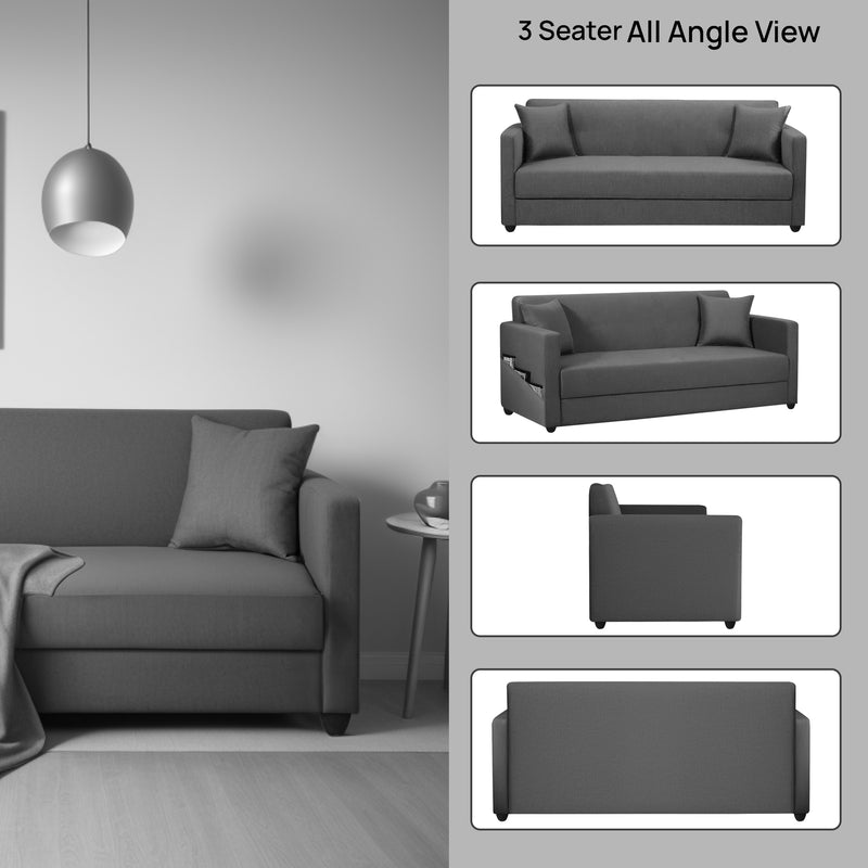 Riya Luxury Fabric Sofa Set 3+1+1 Seater & 3+2 Seater