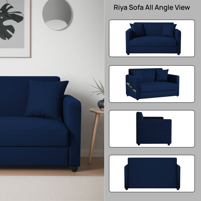 Riya 2 Seater Fabric sofa