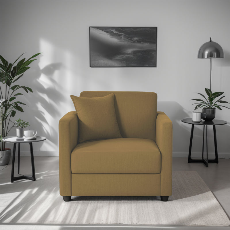 Riya 1 Seater Fabric sofa