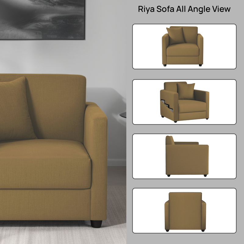 Riya 1 Seater Fabric sofa
