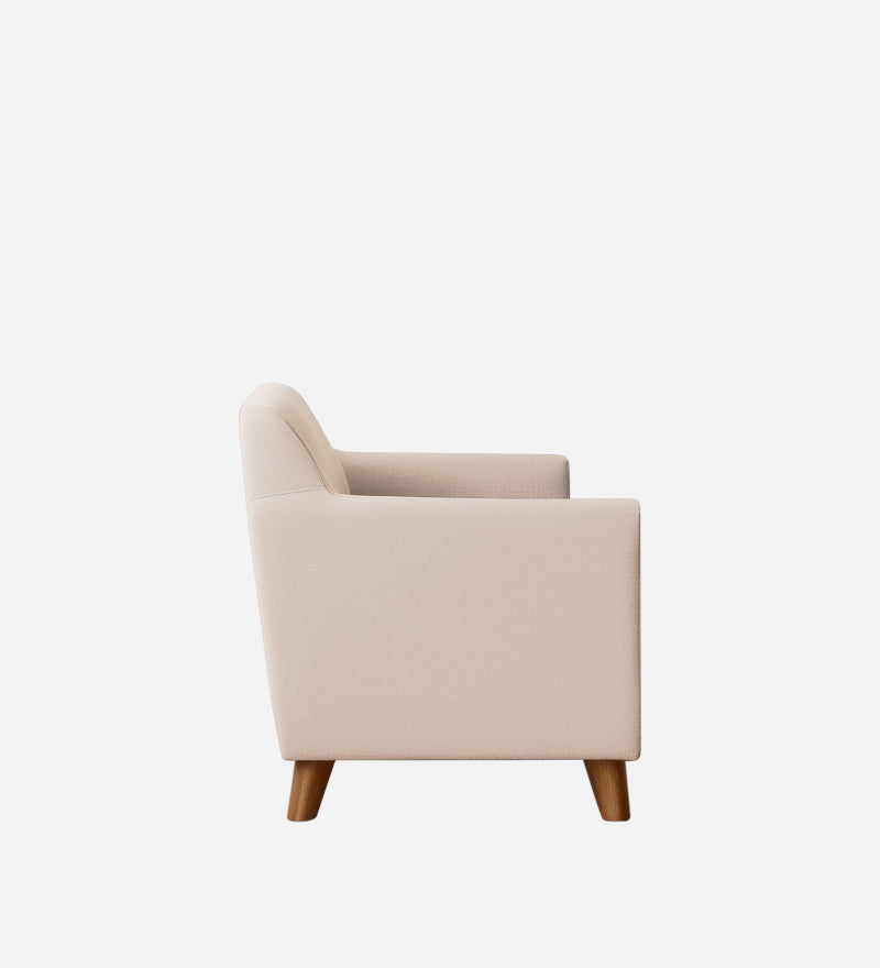 Rome Velvet 1 Seater Sofa In Camel Beige Color