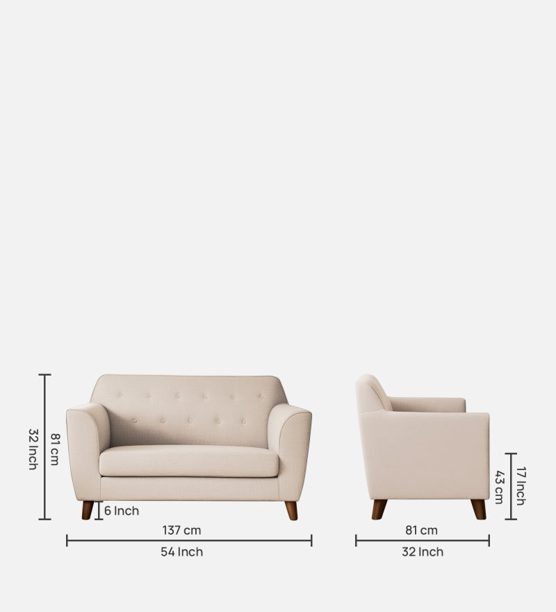 Rome Velvet 2 Seater Sofa In Camel Beige Color